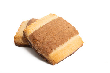 shortbread cookies isolated