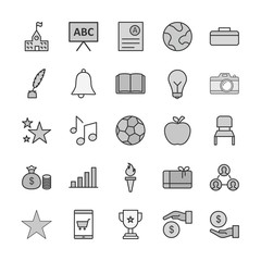  25 decent icon sheet of universal