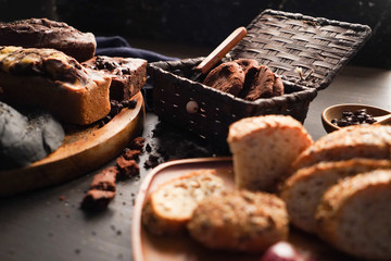 bread brownie cookies pastry bakery. baked food
