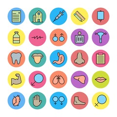 25 decent icon sheet of universal