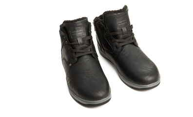 warm men's shoes isolated