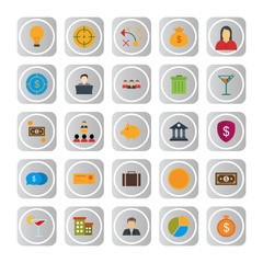 25 decent icon sheet of universal