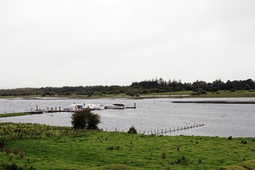 River Shannon bei Clonmacnoise in Irland.
