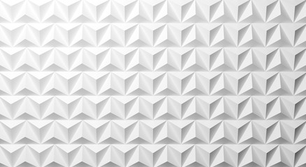Fond abstrait 3D avec triangles blancs