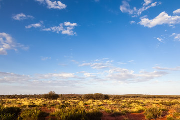 landscape scenery of the Australia outback