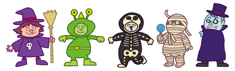 ハロウィン子供たち