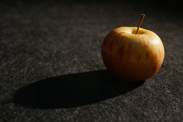 apple on wooden background