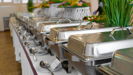 food wedding catering meat and vegetables