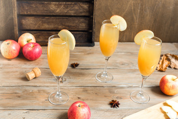 Apple Mimosa Cocktail