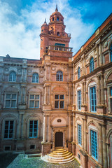 Courtyard of the Renaissance Palace or Hotel d'Assezat