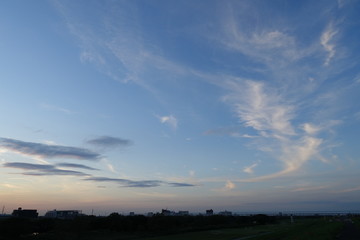 夕方の空