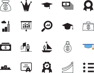 success vector icon set such as: throne, stairs, activity, graduating, management, arrow, relationship, princess, analytics, win, life, blue, luxury, valentines, crown, uniform, magnifying, growing