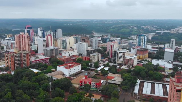 Skyscrapers, Buildings, Bridge of Friendship (Ciudad del Este, Paraguay)