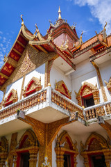 Obraz premium Wat Buppharam temple, Chiang Mai, Thailand