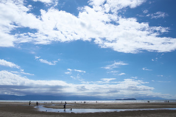  It is the coast of Japan. The place is titibugahama in Kagawa