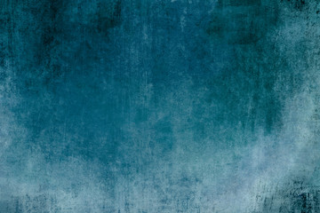 Fototapeta na wymiar Blue grungy wall background or texture