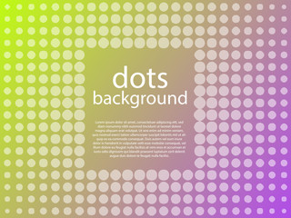 Dot background with text space