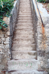 Aufgang Kastell Pula