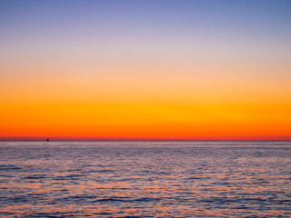 Obraz premium Sonnenuntergang am Meer