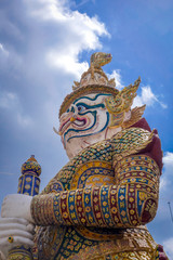 Yaksha statue, Grand Palace, Bangkok, Thailand