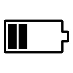 Battery Icon Vector flat design style