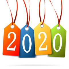 hanging numbers new year 2020
