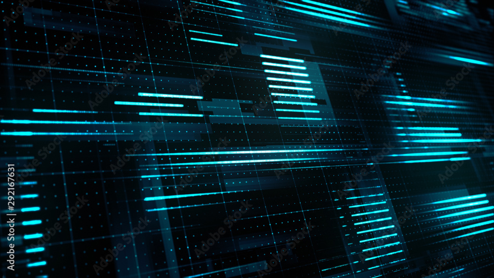 Poster abstract hi-tech background for communication concept. information stream. interface with digital fl