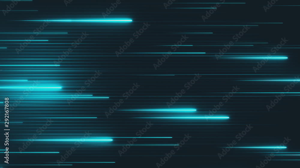 Poster abstract high tech surface background with neon rays moving forward. innovation texture concept. shi