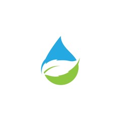 water drop Logo Template vector illustration design