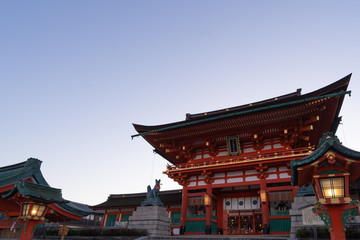 Fototapeta premium Kyoto Travel : Landscape of Fushimi-Inari Taisha