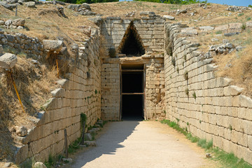 Grab der Klytaimnestra, Mykene, Peleponnes, Griechenland
