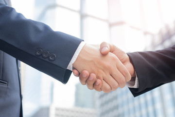 businessmen shaking hands