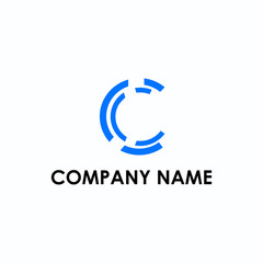 initial logo c business vector design 