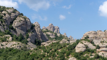Fototapeta premium Montserrat Gebirge in Catalunya, Spanien 