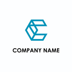 Fototapeta premium initial logo c business vector design 