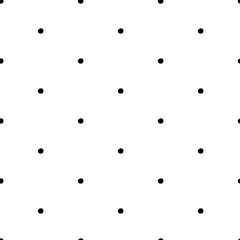 Abstract polka dot pattern with hand drawn dots. Cute vector black and white polka dot pattern. Seamless monochrome doodle polka dot pattern for textile, wallpapers, wrapping paper, cards and web.
