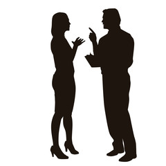 People Are Talking Silhouettes