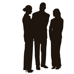 People Are Talking Silhouettes