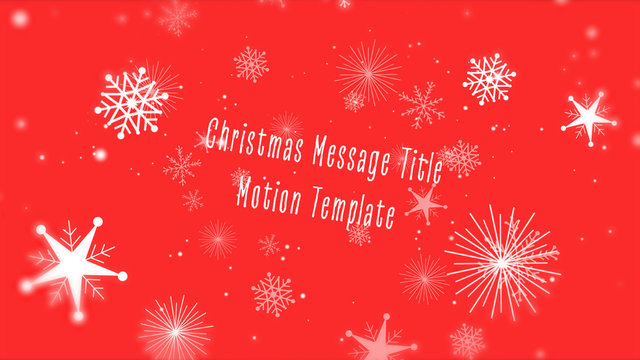 Christmas Message Title