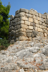 Zyklopenmauer, Mykene, Peleponnes, Griechenland
