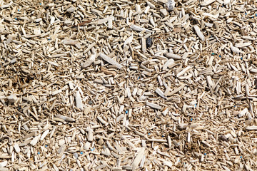 Wood chips texture from a playground