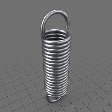 Small extension spring