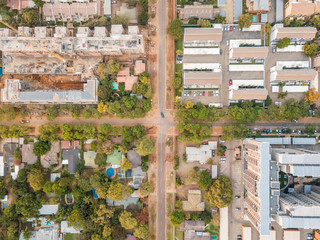 Fototapeta premium Aerial view of architecture of Pretoria, South Africa