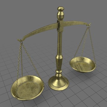 Brass scale