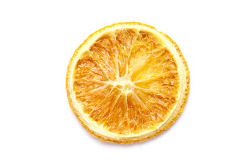 Dried orange fruits isolated on a white background