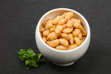 Baked white bean