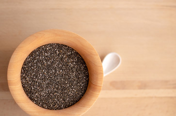 chia seeds in a bowl