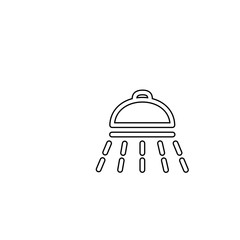 Bathroom icon. Bath furniture symbol