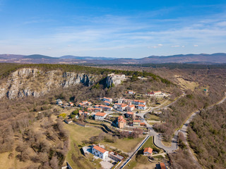 Socerb ( Sacerb, San Servolo ) Castle (Grad Socerb) in Slovenia is positioned on a rock cliff...