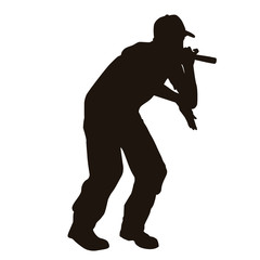 Singer Silhouette